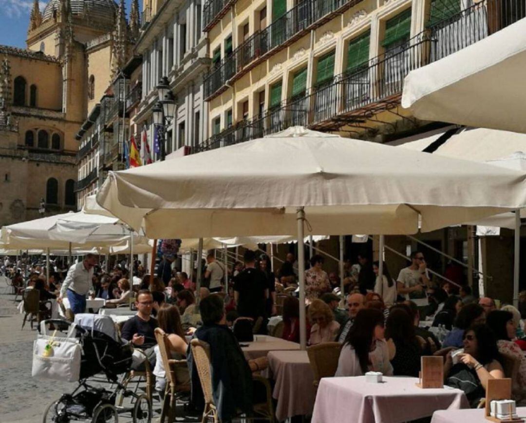 Imágen archivo Plaza Mayor de Segovia