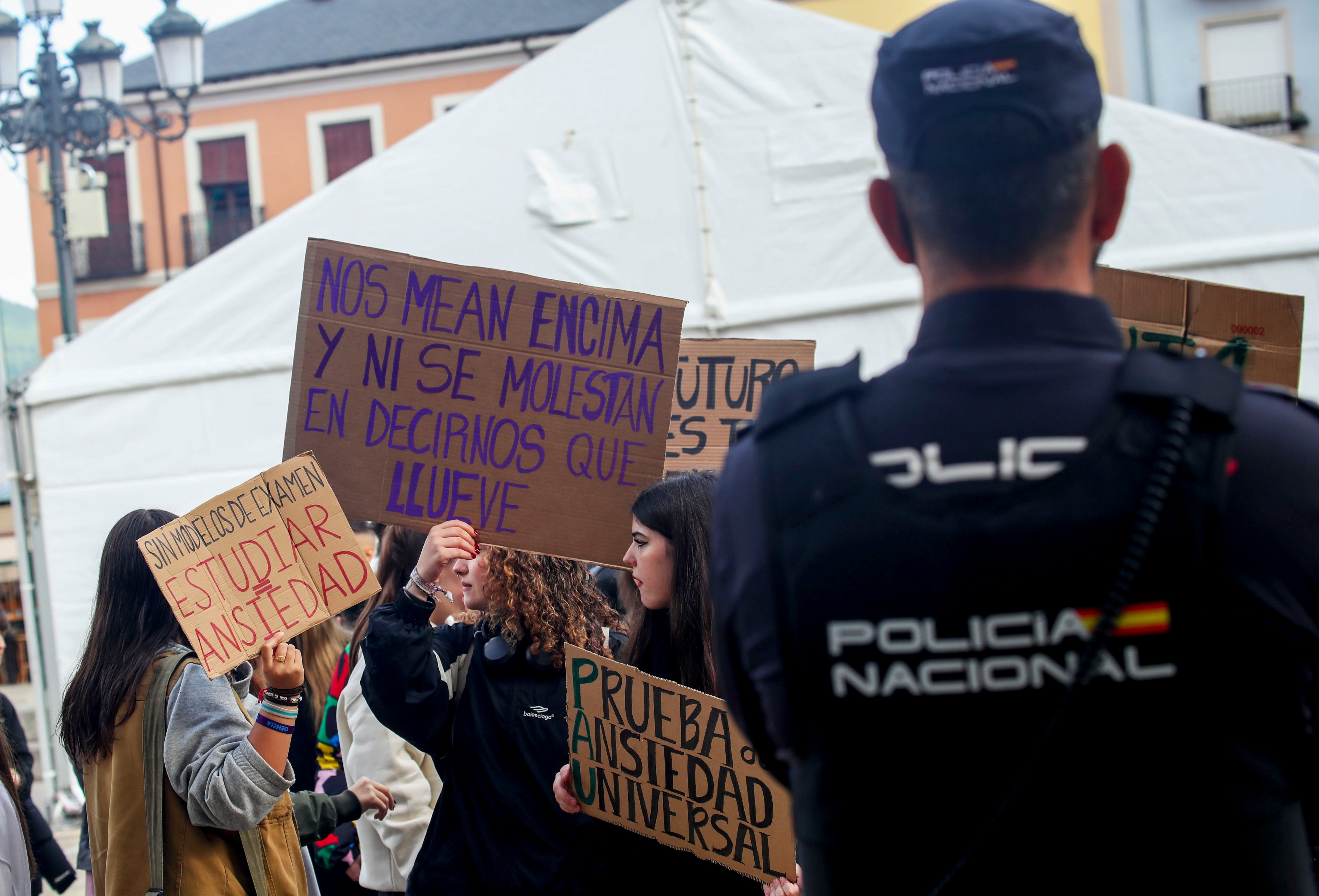 Imagen de archivo de las protestas estudiantiles