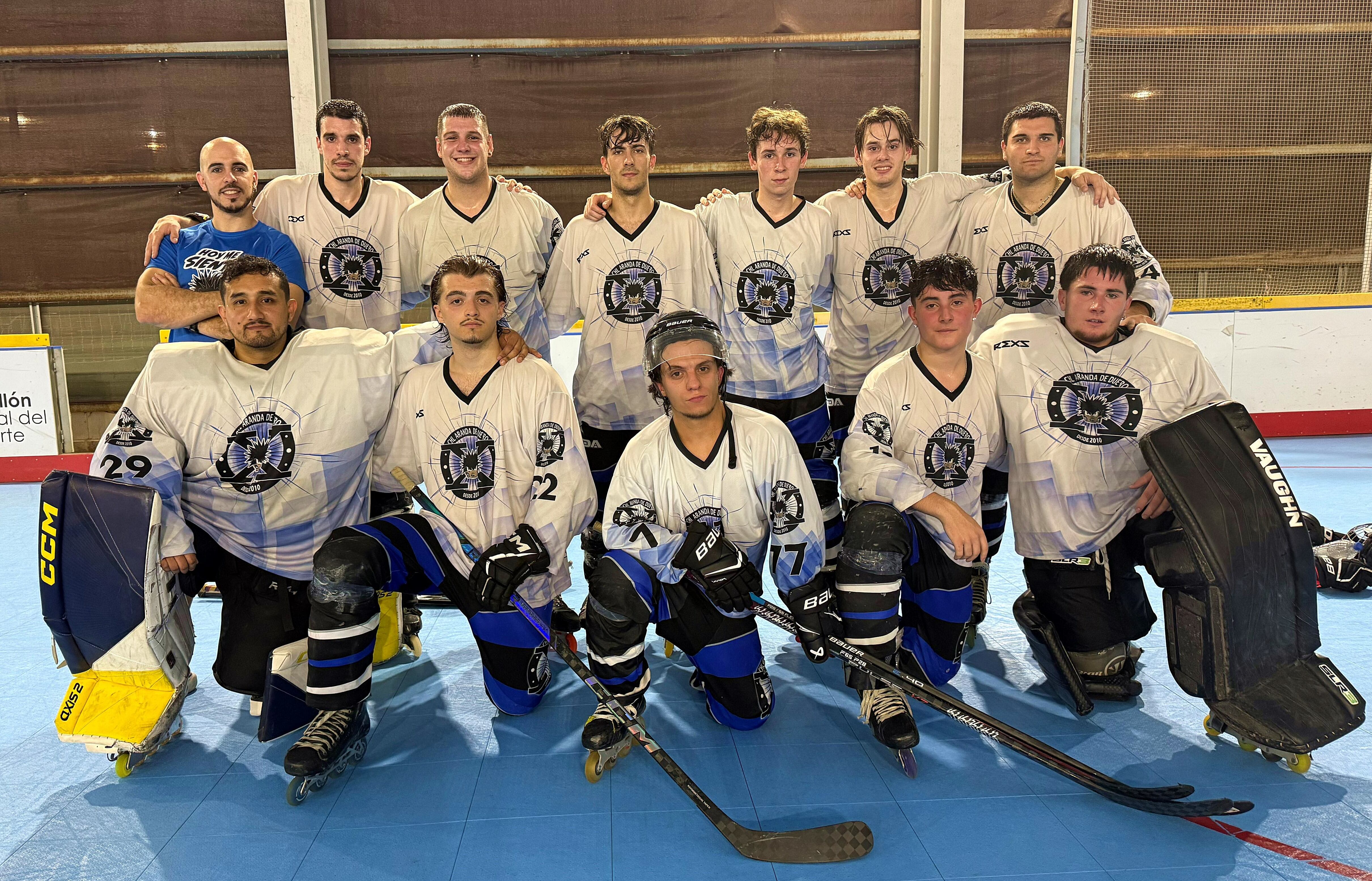 Formación de los Erizos Rudos en un encuentro de esta temporada