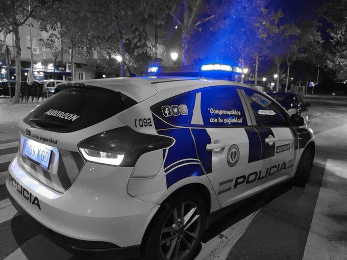 Vehículo de la Policía Municipal de Alcorcón