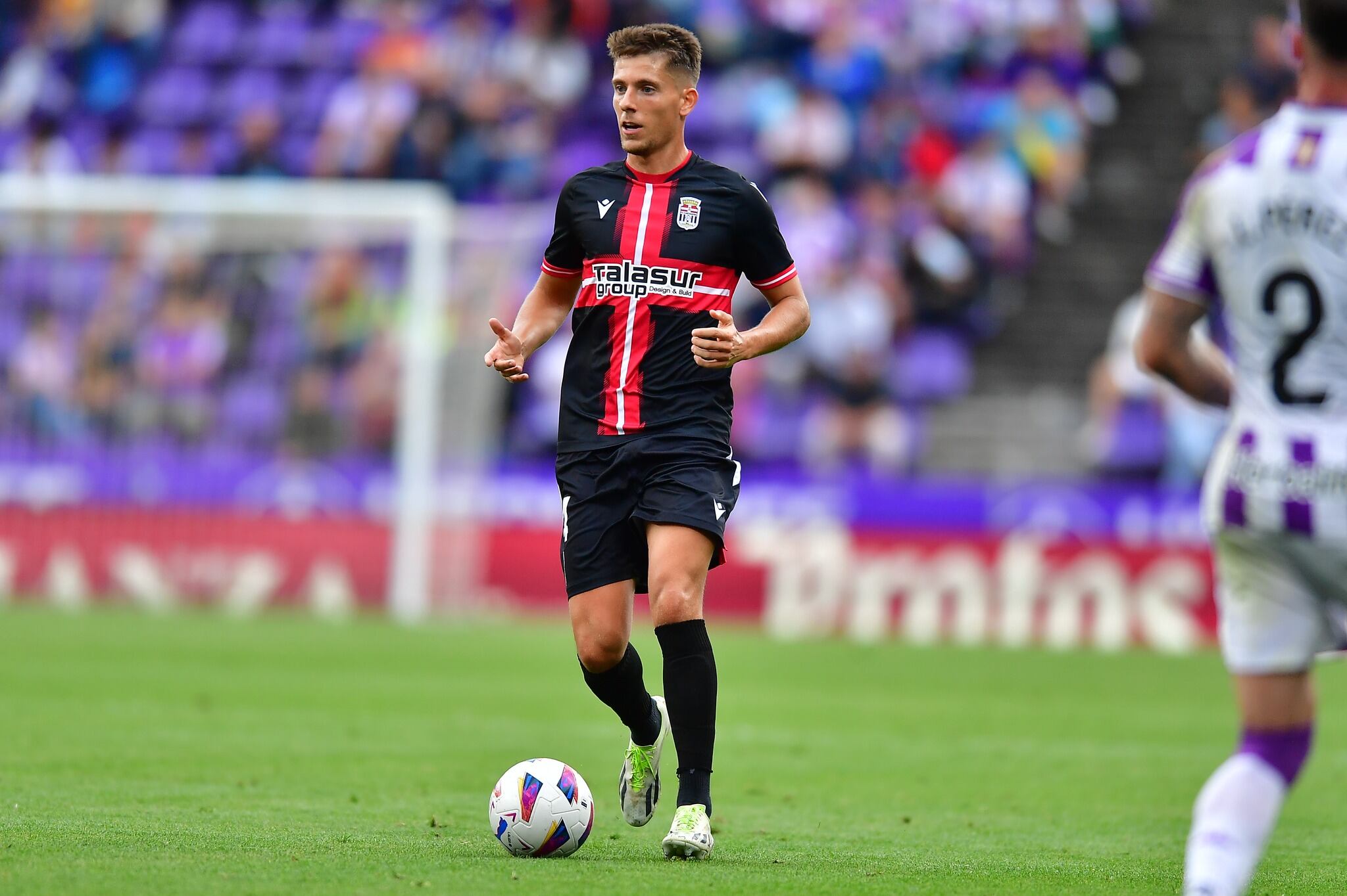 Fontán durante el partido de la pasada semana en Valladolid