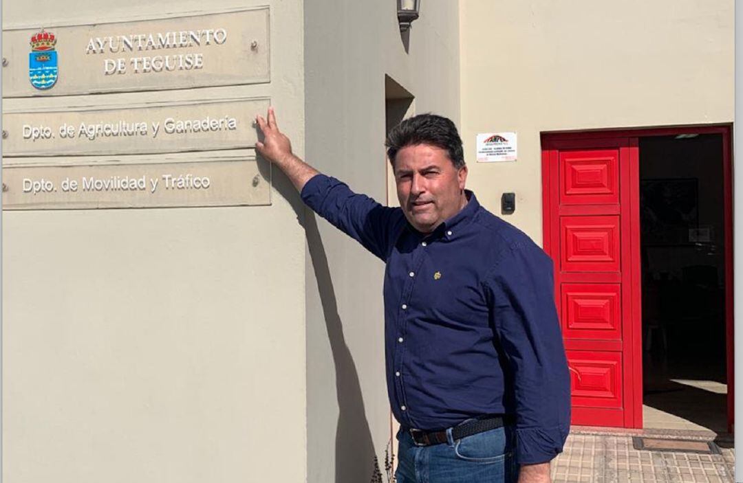 Gerardo Rodríguez, concejal de Agricultura del Ayuntamiento de Teguise.