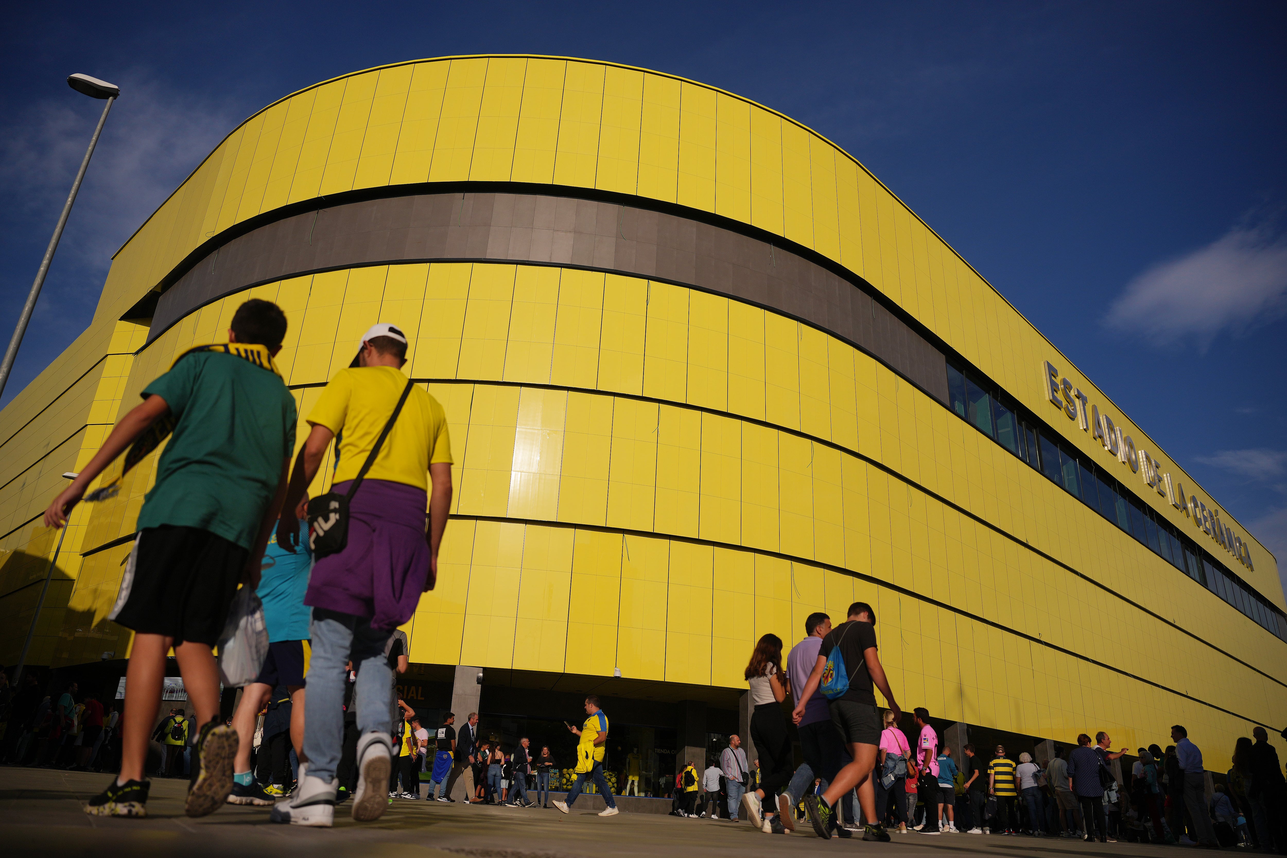 Vista exterior del estadio de La Cerámica, en Villarreal. (Aitor Alcalde/Getty Images)