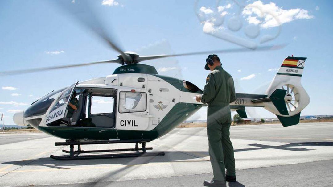 Un helicóptero de la Guardia Civil, en una imagen de archivo