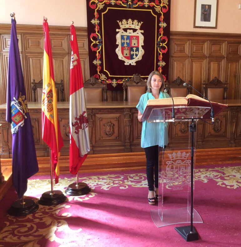 Ángela María Sánchez toma posesión como coordinadora de Gestió e Inspección Tributaria del Ayuntamiento de Palencia. 