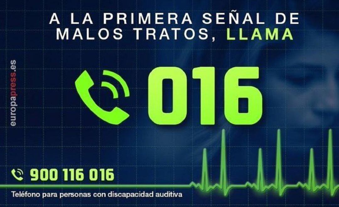 Teléfono contra la violencia de género