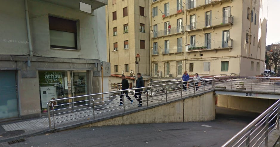 Rampa en la Calle Maria, San Sebastián.