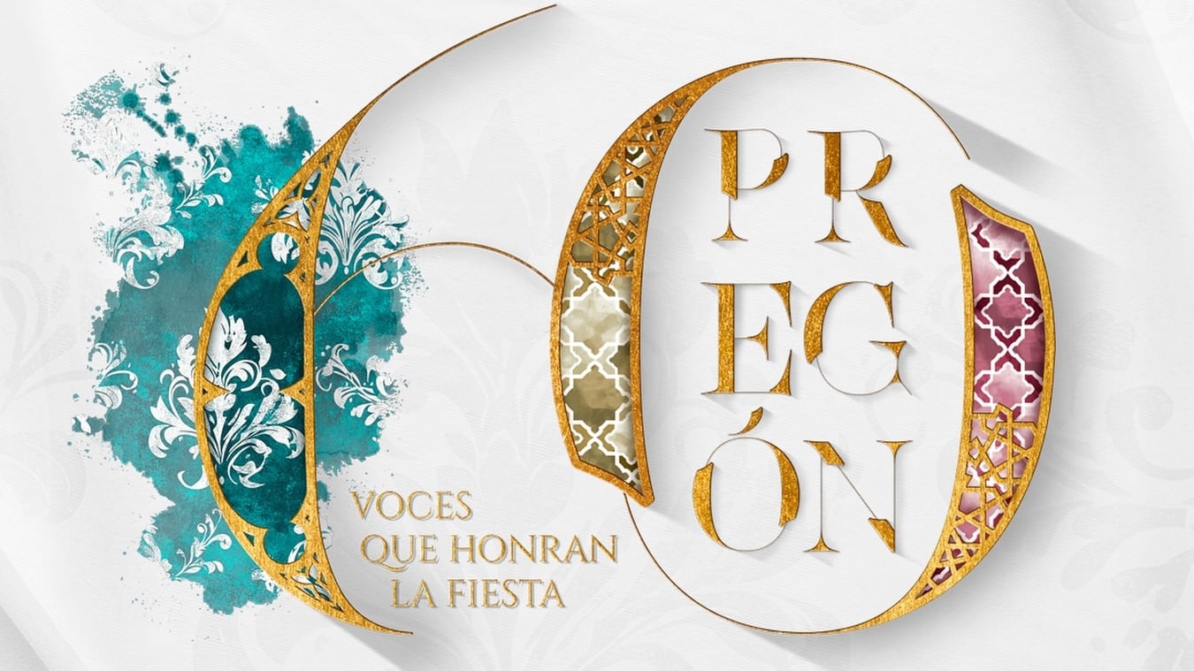 Cartel oficial del pregón del 60.º aniversario de las Fiestas de Moros y Cristianos de Petrer.