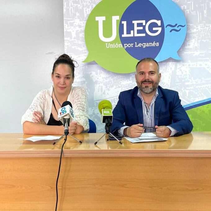 Los representantes de ULEG en rueda de prensa