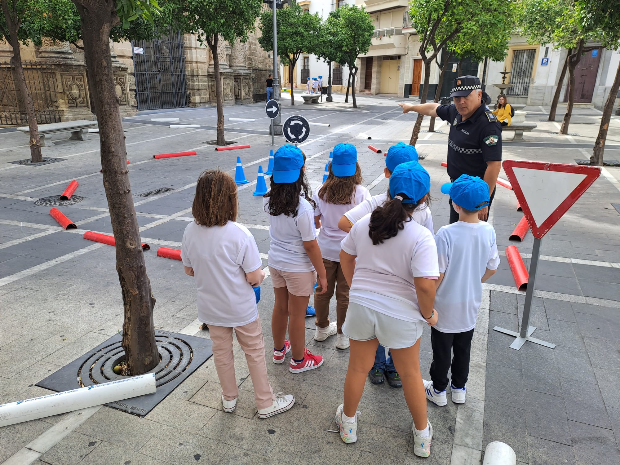 Uno de los cursos de educación vial