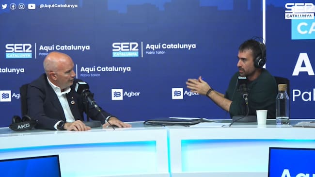 El conseller Mascort amb Pablo Tallón