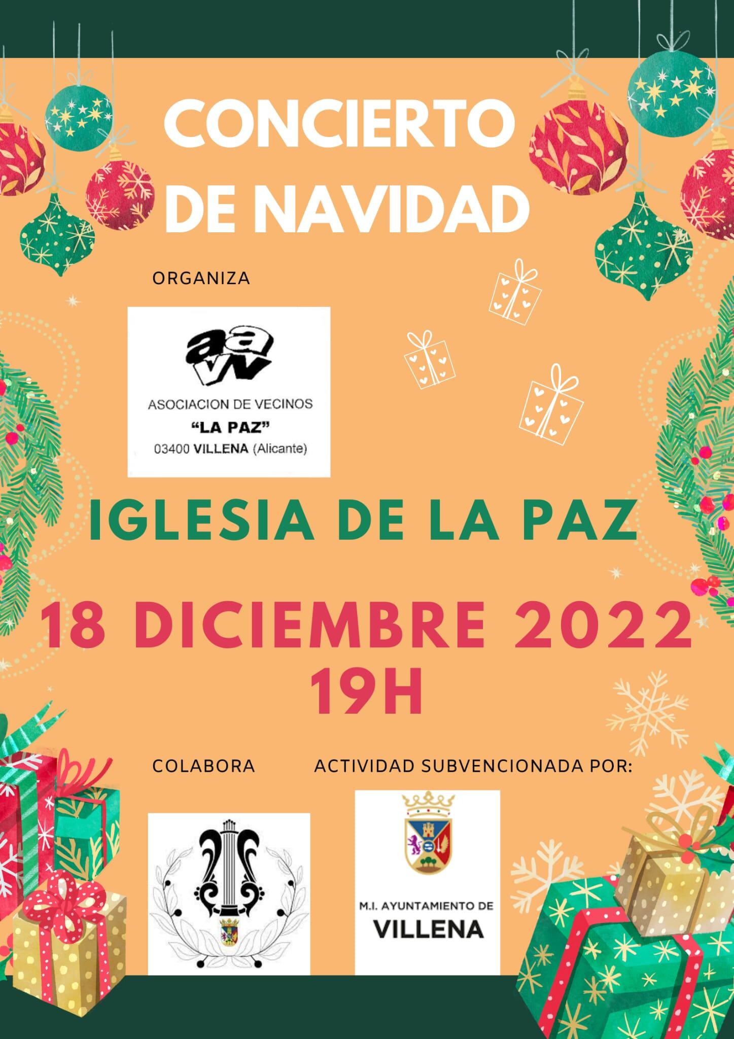 Cartel del concierto