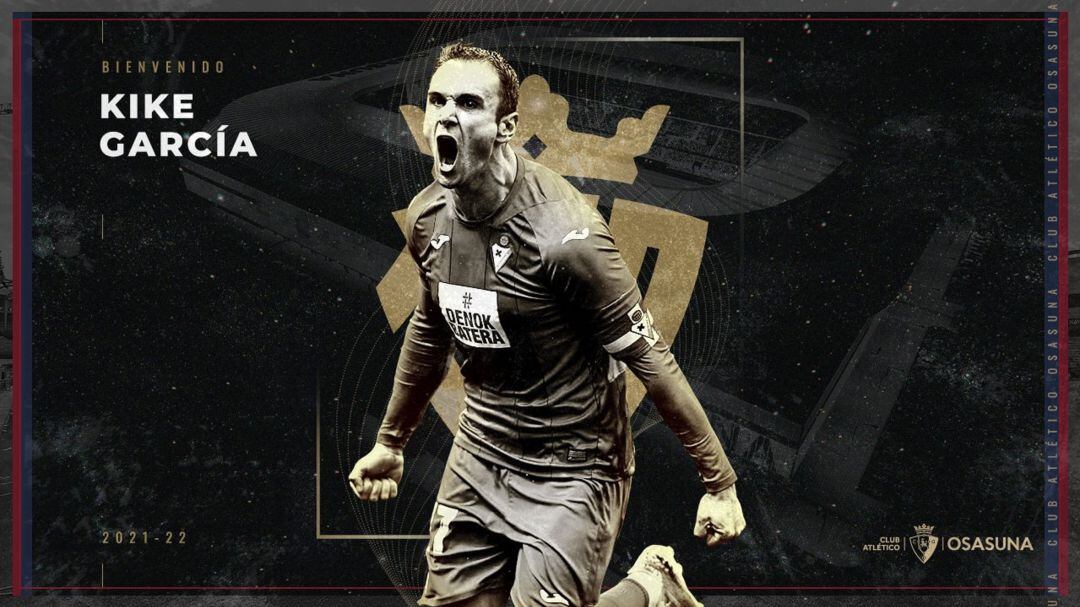 Kike García ficha por el Osasuna para las próximas tres temporadas