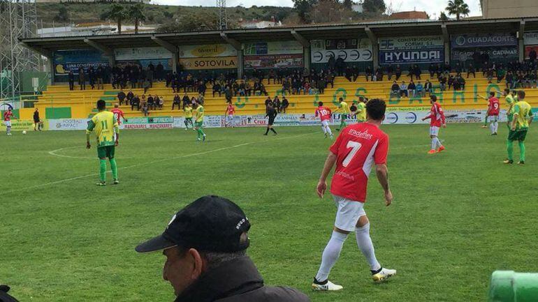 Un momento del partido.