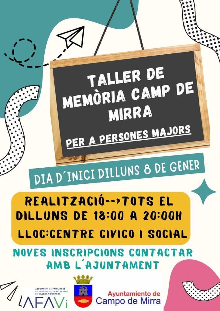 Cartel del taller