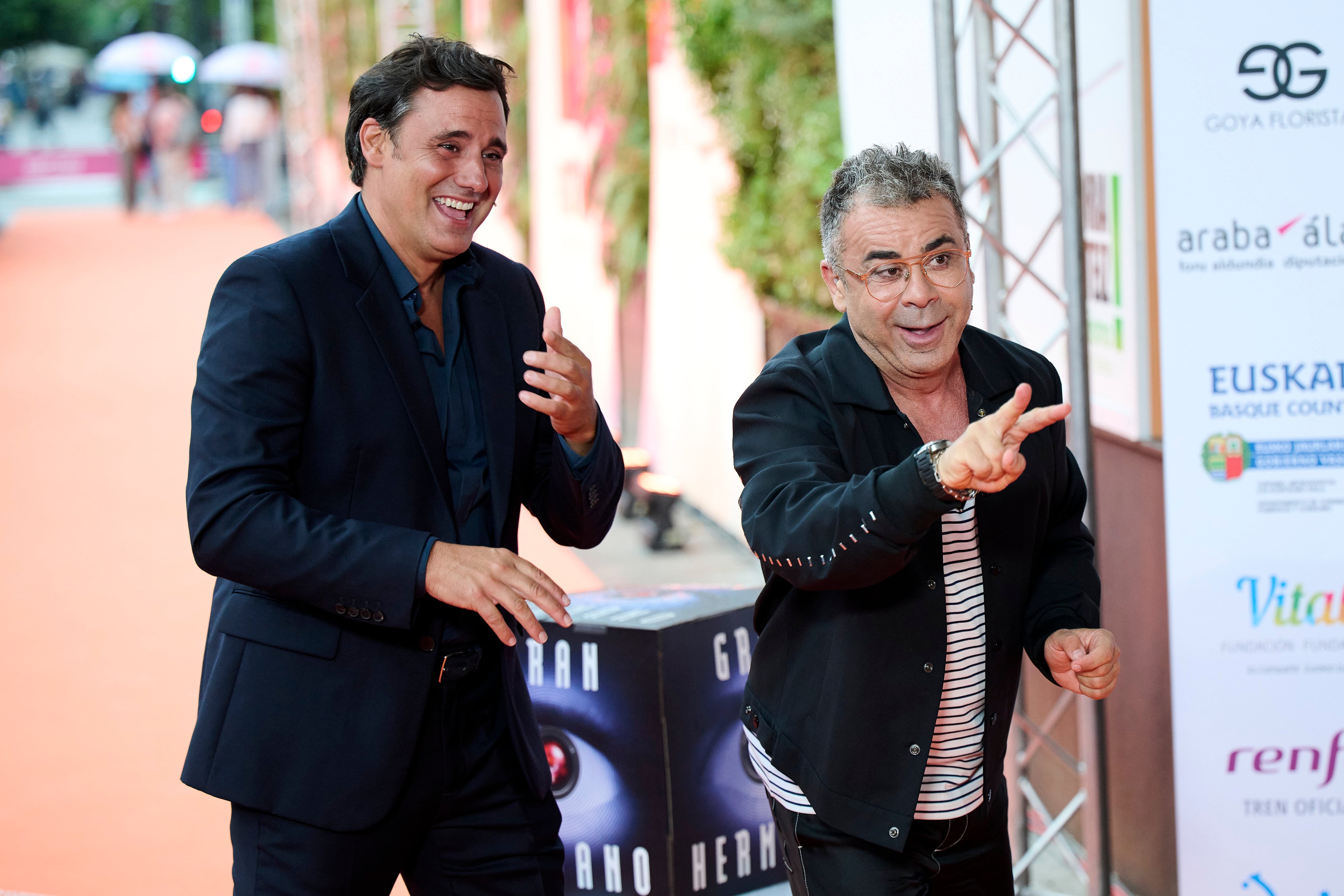 Ion Aramendi y Jorge Javier Vázquez en el FesTVal de Vitoria