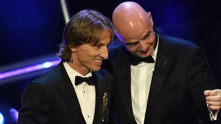 Modric, a Mijatovic: "Parte de este premio es tuyo"