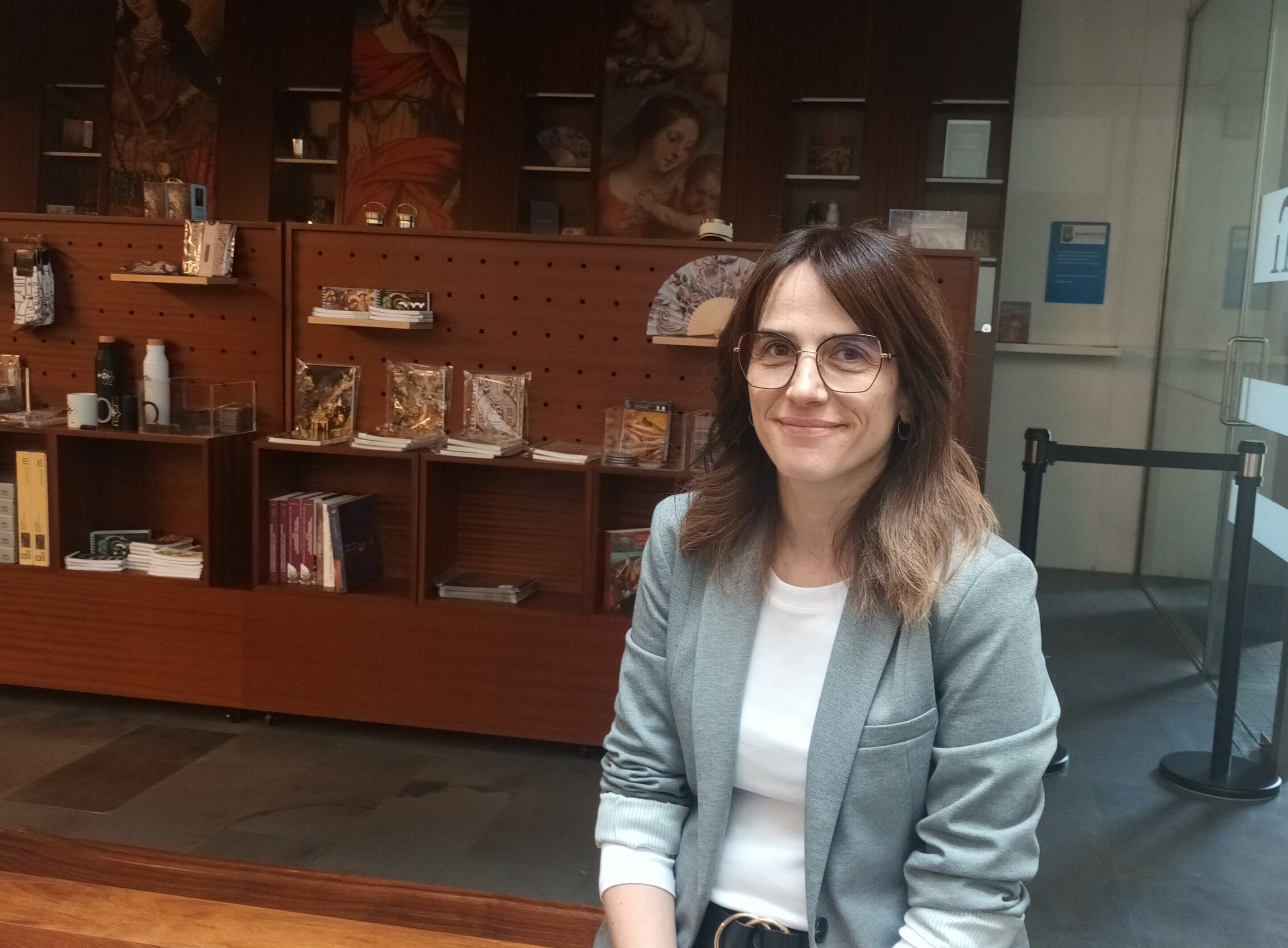 María Puértolas es la subdirectora del Museo Diocesano Barbastro-Monzón