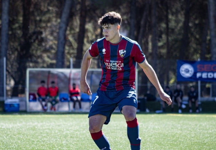 Alex Fita, jugador de la SD Huesca
