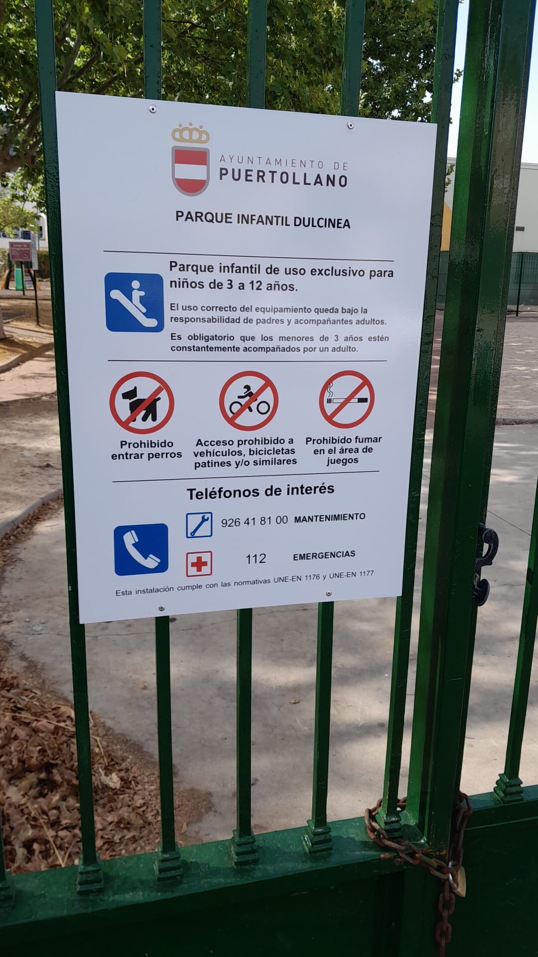 Parque infantil Dulcinea Puertollano