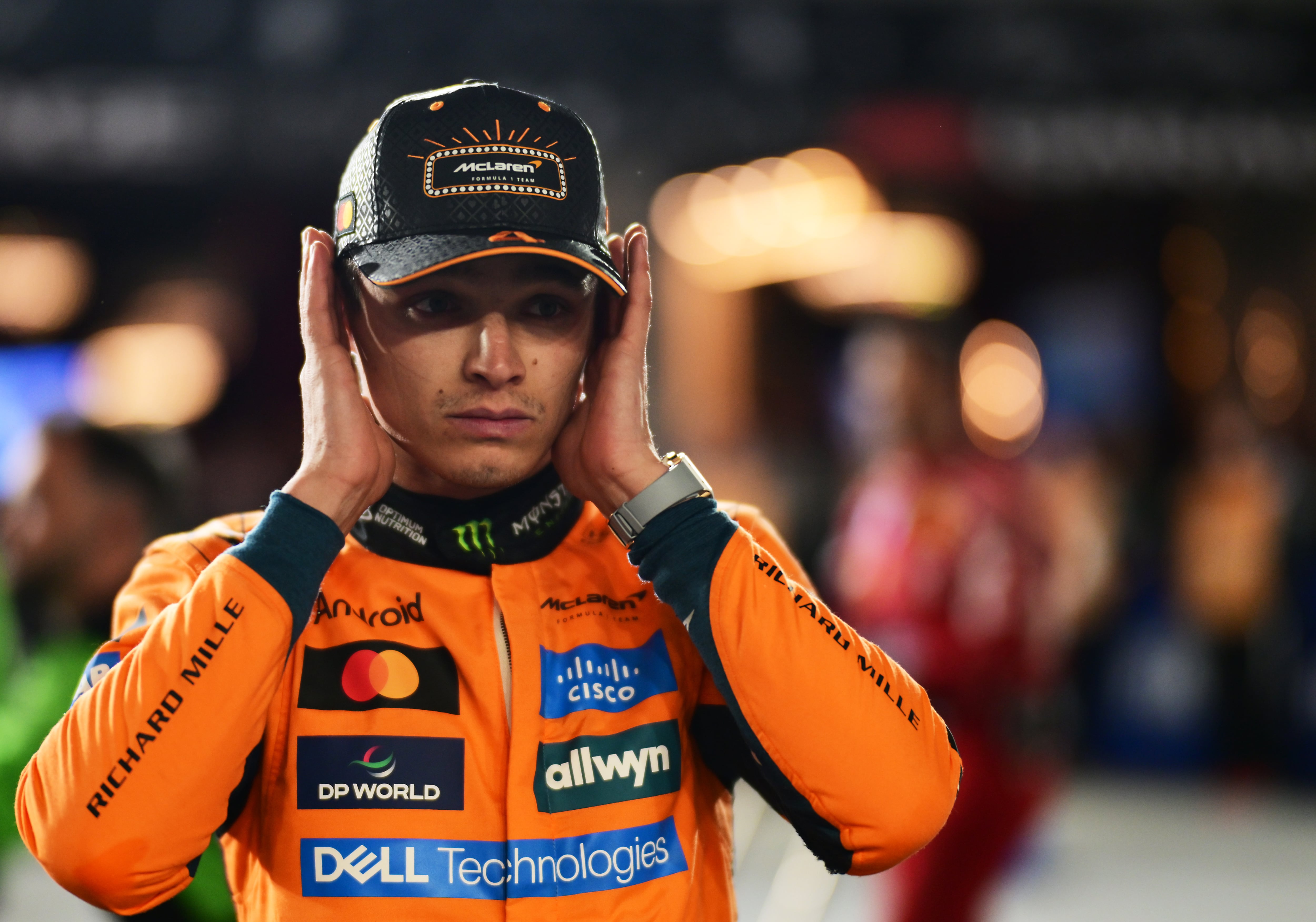 Lando Norris, durante el GP de Las Vegas