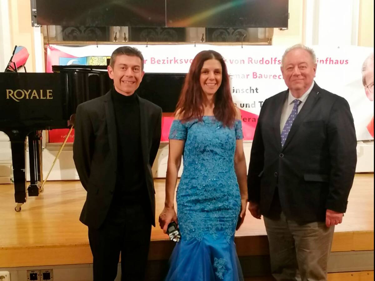 El pianista murero Juan Gadea actúa en Viena junto a la soprano armenia Tehmine Shaeffer