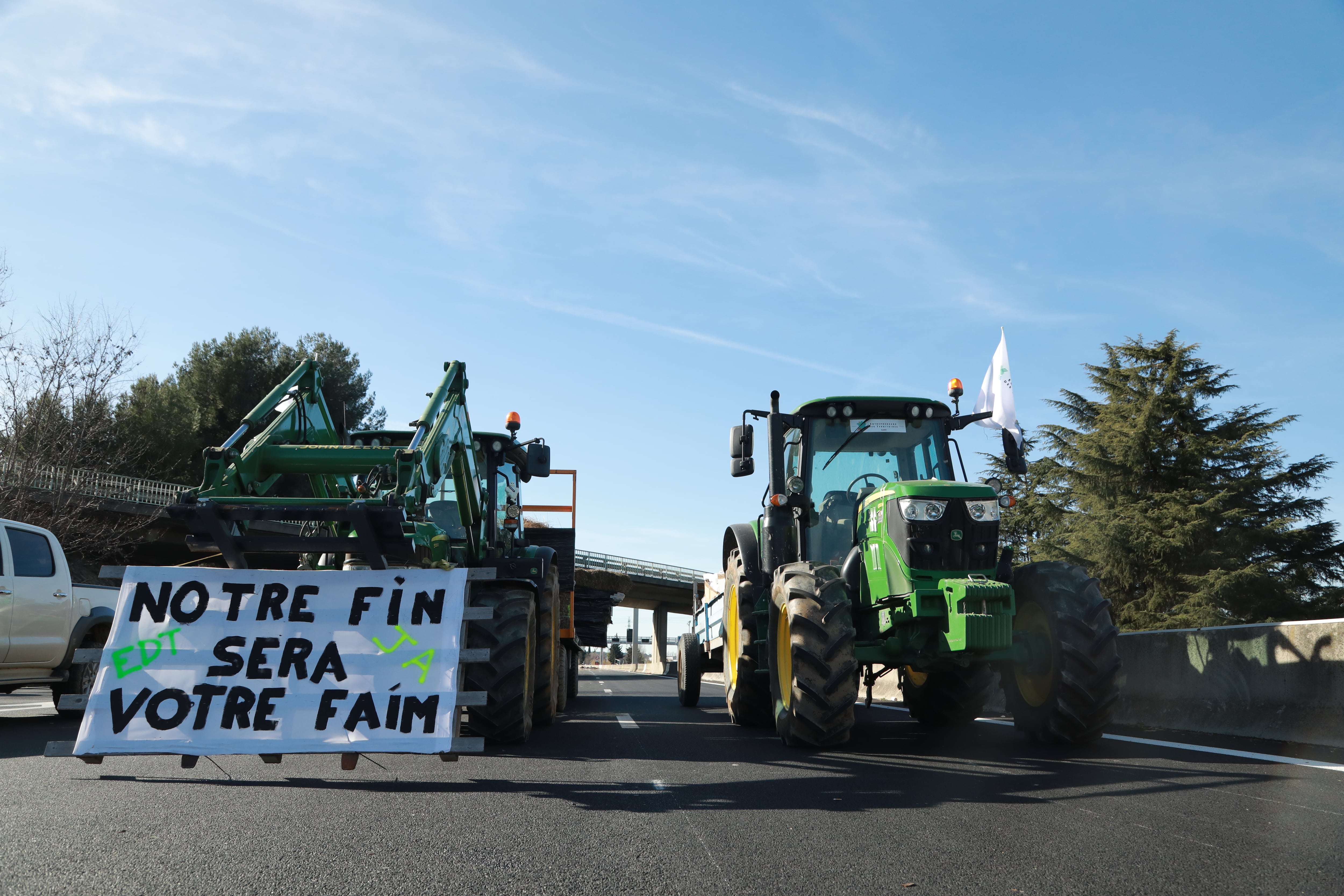 Protestas de agricultores en Francia.