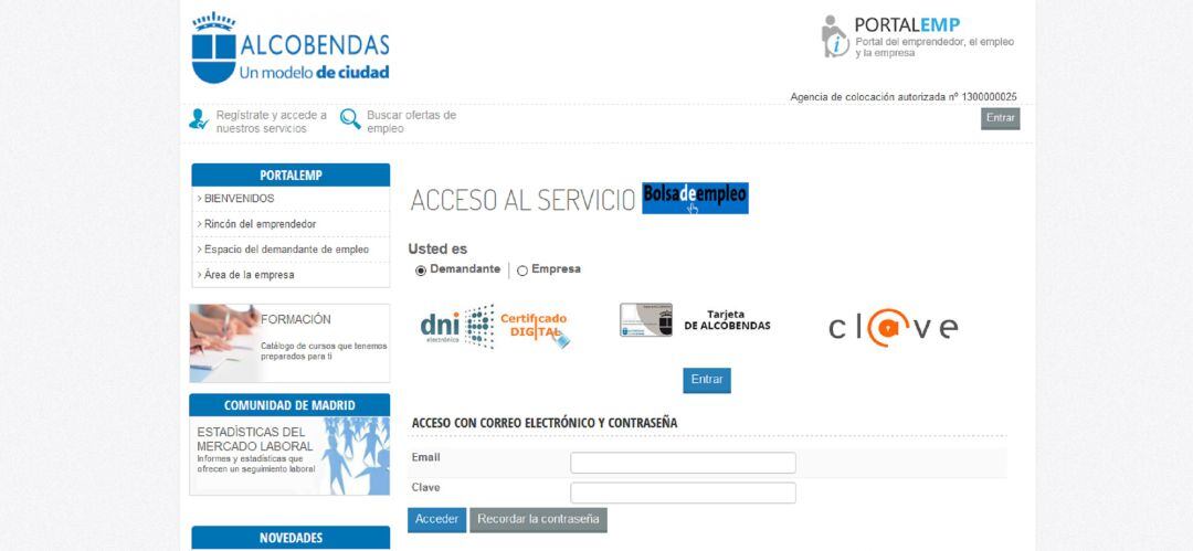 Portal del emprendedor, el empleo y la empresa de Alcobendas