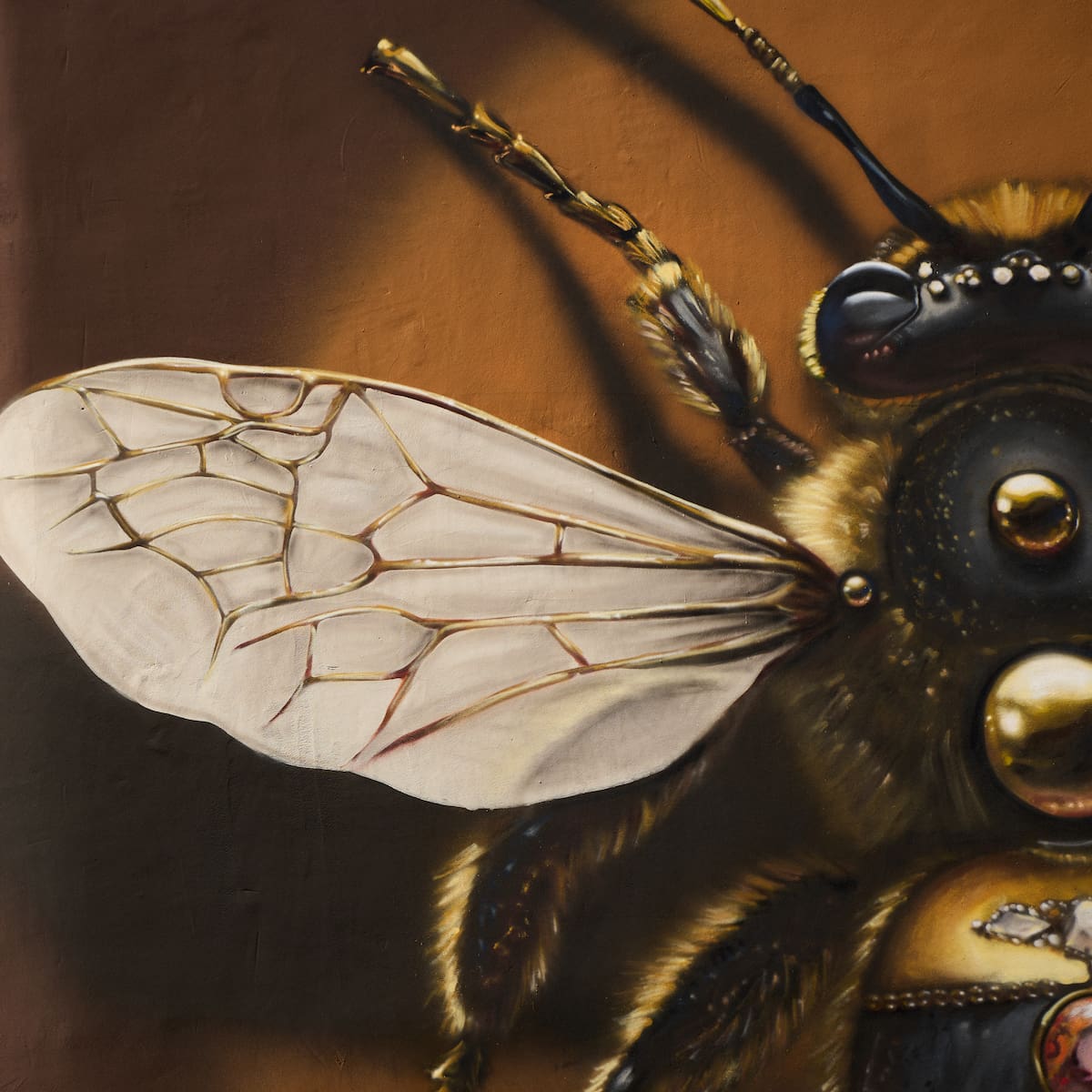 Un mural del arandino Häcko Crâne nominado como Mejor Obra del Mundo