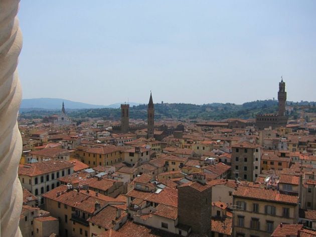 Panorámica de la ciudad de Florencia.