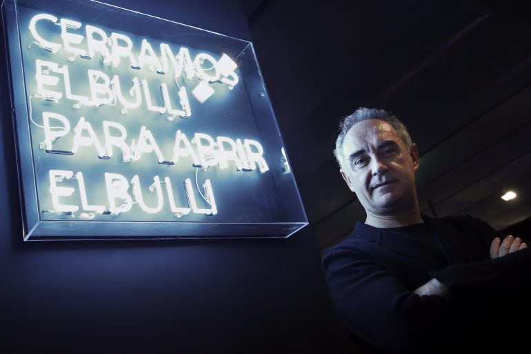 Ferran Adrià, en una imagen de archivo en El Bulli.