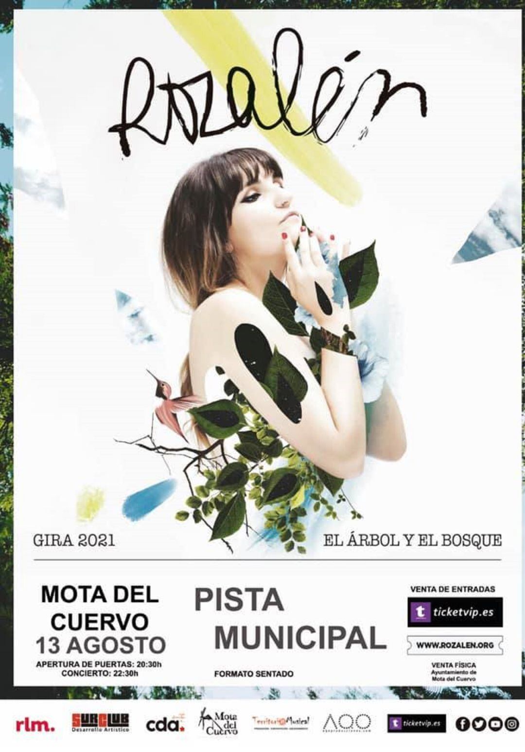 Cartel del concierto de Rozalén