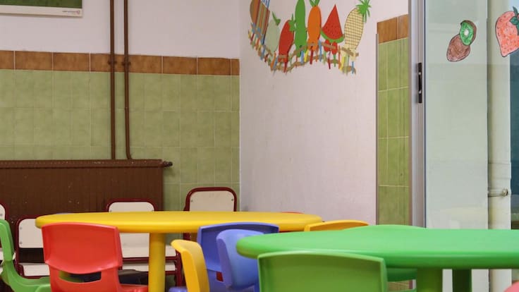 Niños y niñas de la Comunitat sobre la vuelta al cole.