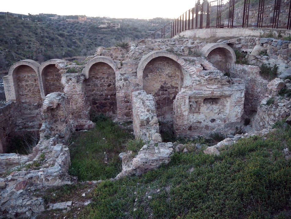 Imagen del estado de las tenerías de San Sebastián, en Toledo