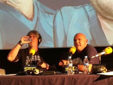 José Guerrero (El Yuyu) y Luis Lara (Comandante Lara)