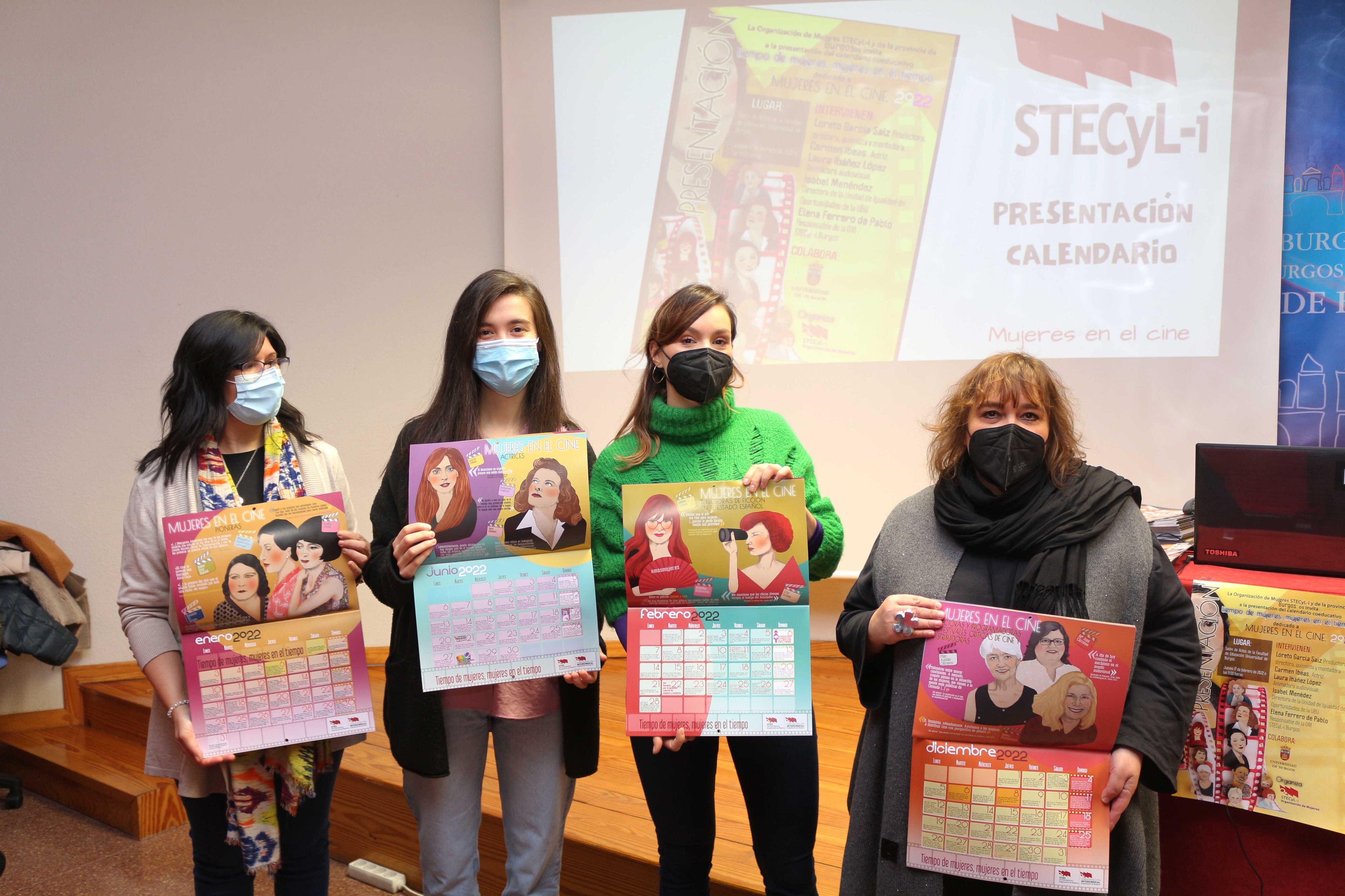 Presentación del calendario &#039;Tiempo de mujeres, mujeres en el tiempo&#039; dedicado a las mujeres en el mundo del cine