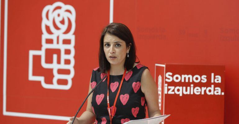 Adriana Lastra estará el sábado en Palencia