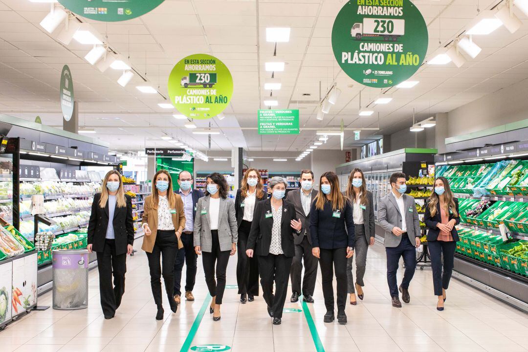 Miembros integrantes del equipo de trabajo de la Estrategia 6.25 de Mercadona. Fotografía: Mercadona