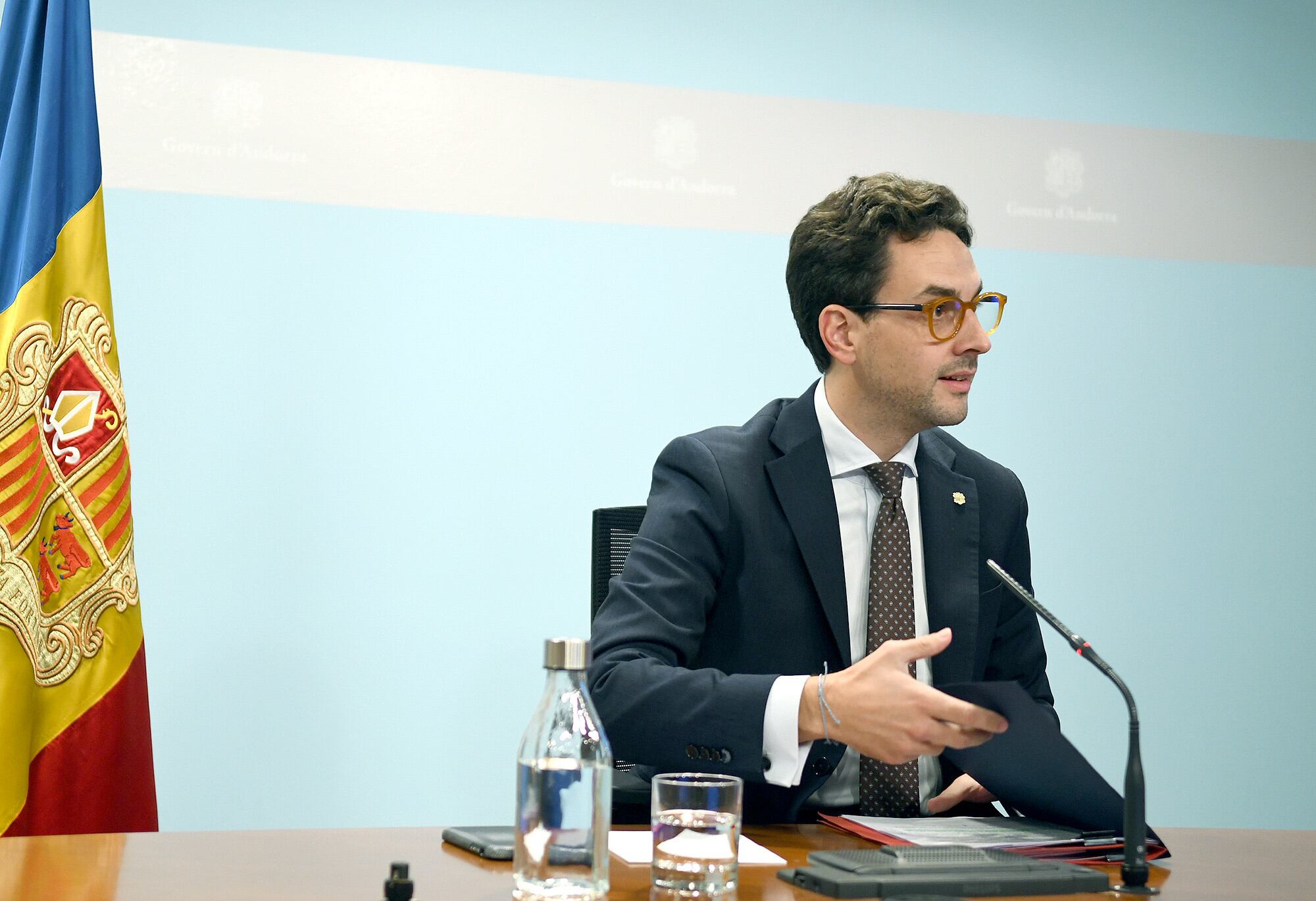 Casal durant la compareixença d'avui.