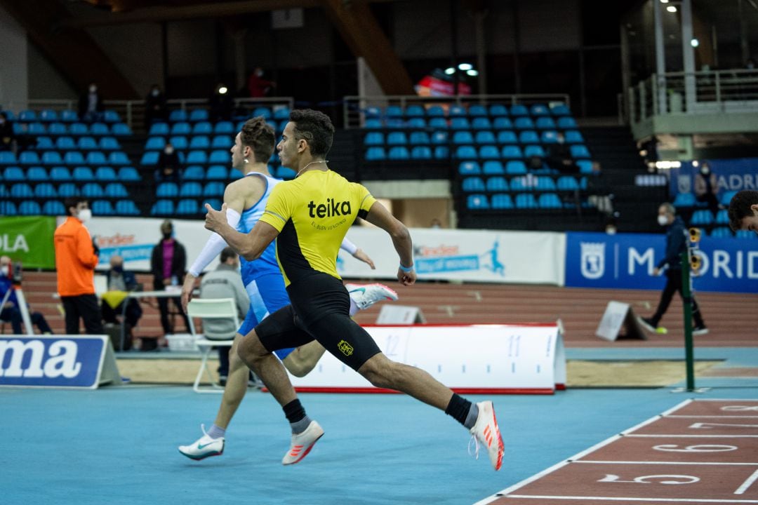 Mehdi Messadi en el campeonato el sábado pasado