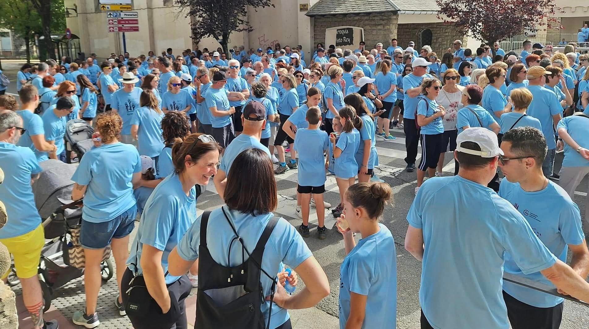 X Marcha Contra el Cáncer y Por la Vida en Sabiñánigo