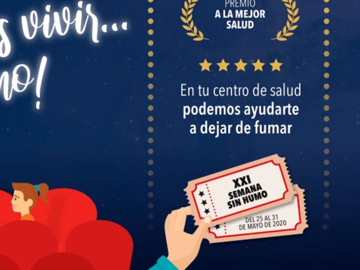 Celebración del Día Mundial sin Tabaco con la convicción de que se puede dejar de fumar