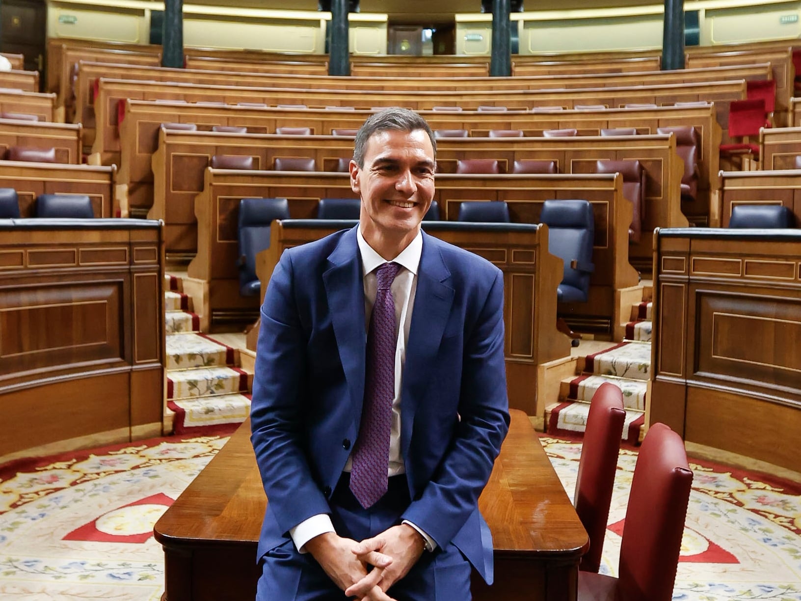 Pedro Sánchez, reelegido presidente del Gobierno.