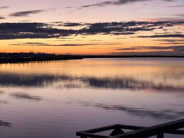 Amanece sobre el Mar Menor, en Lo Pagán