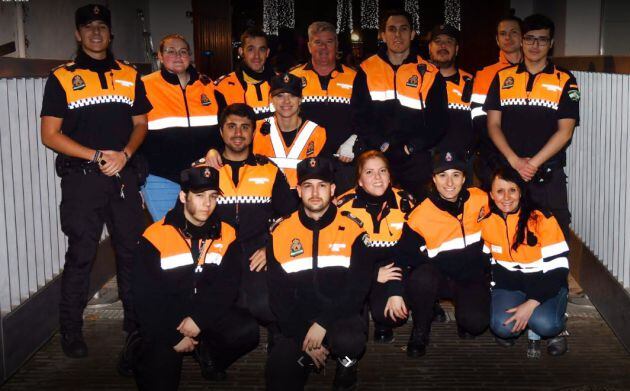 Miembros de Protección Civil de Tomares