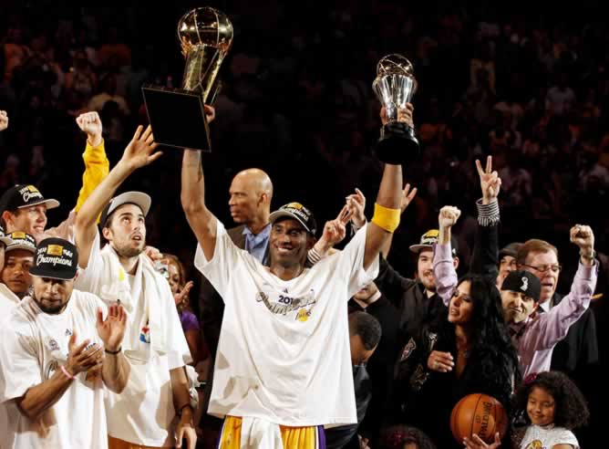 Tras un año complicado el equipo de Los Ángeles estalló en la celebración