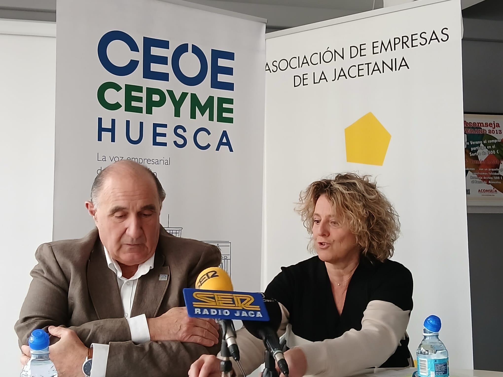 Ceos Cepyme Huesca realizaba balance anual junto a la presidenta de la Asociación de Empresas de la Jacetania