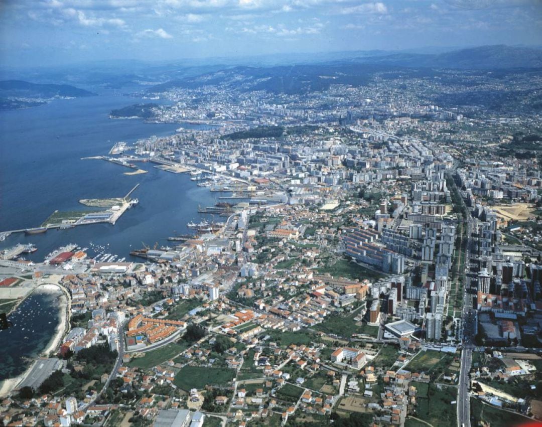 Image aérea de Vigo