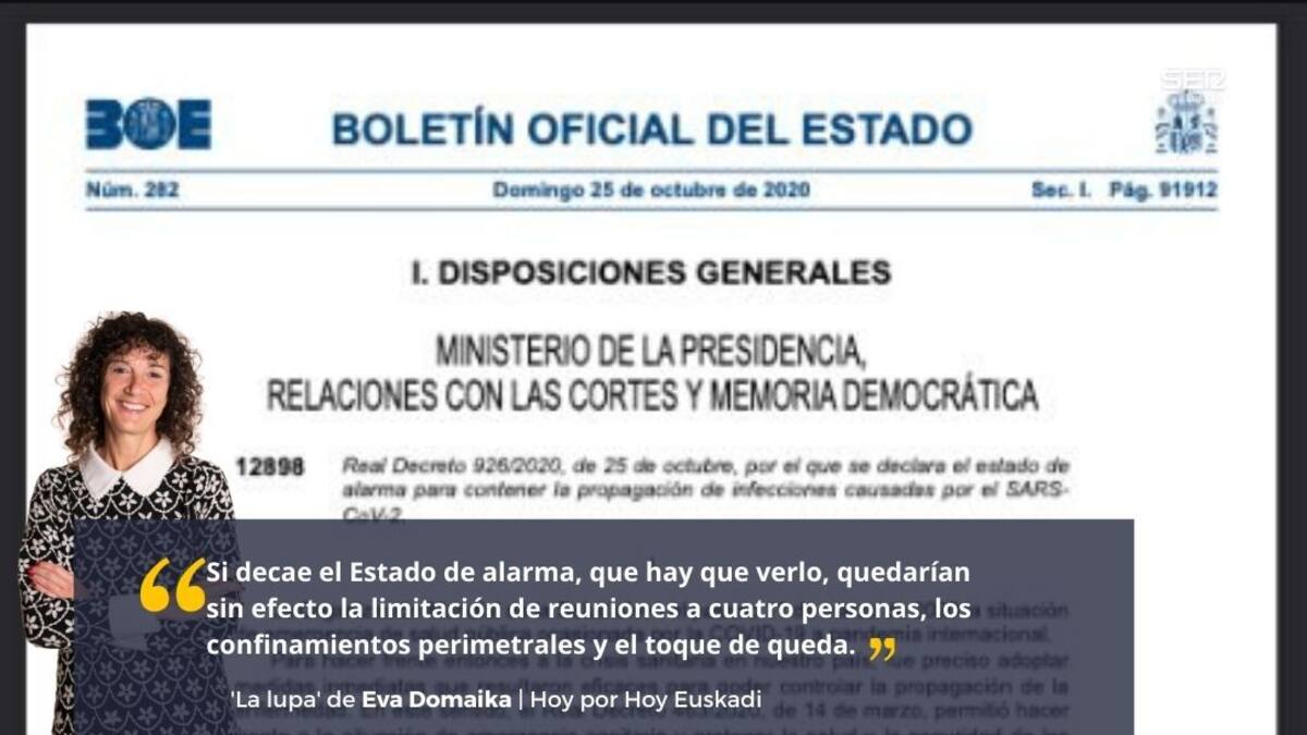 Cuando no había estado de alarma en Euskadi