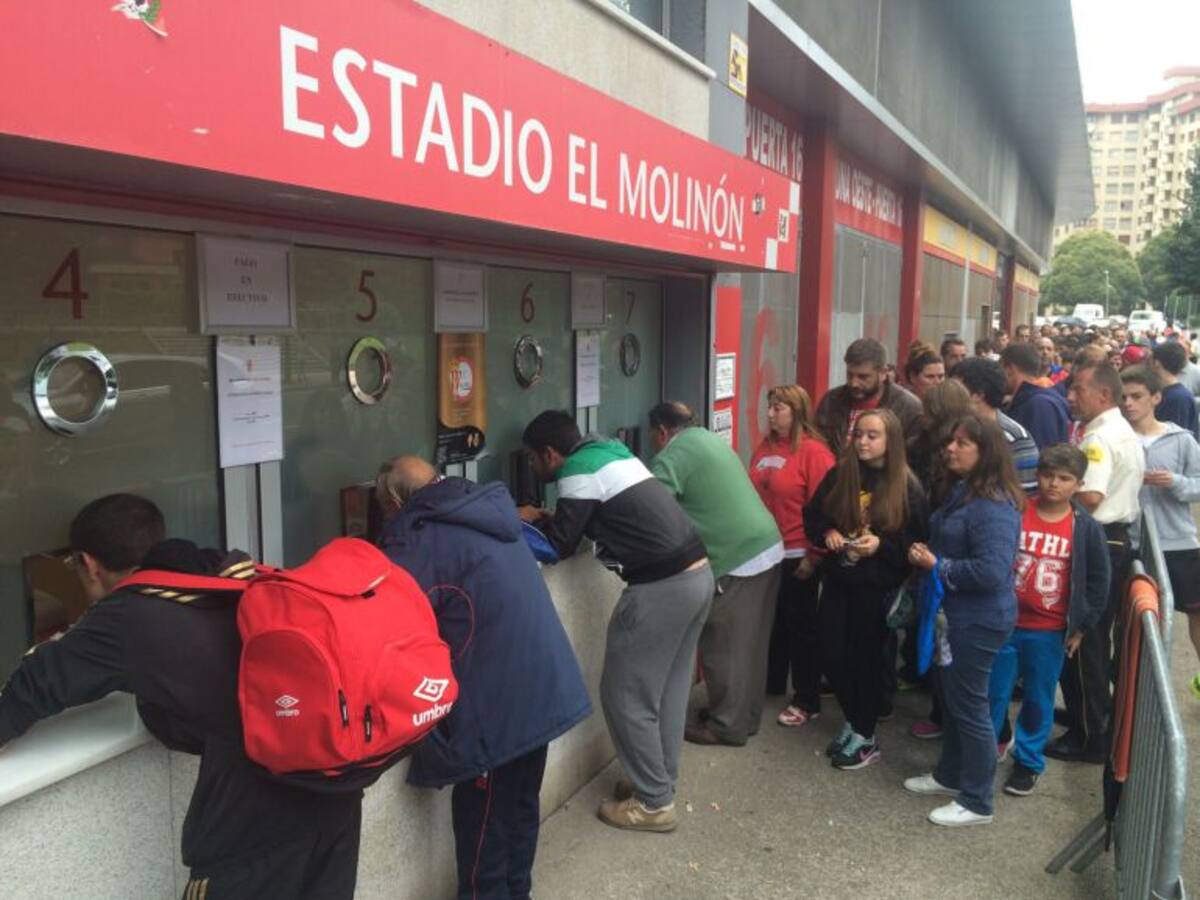 El Molinón se llenará el domingo